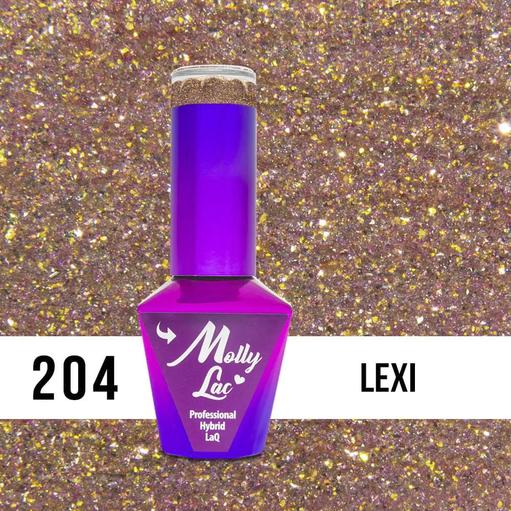 MOLLY LAC UV/LED gel nail polish Sensual - Lexi 204, 10ml