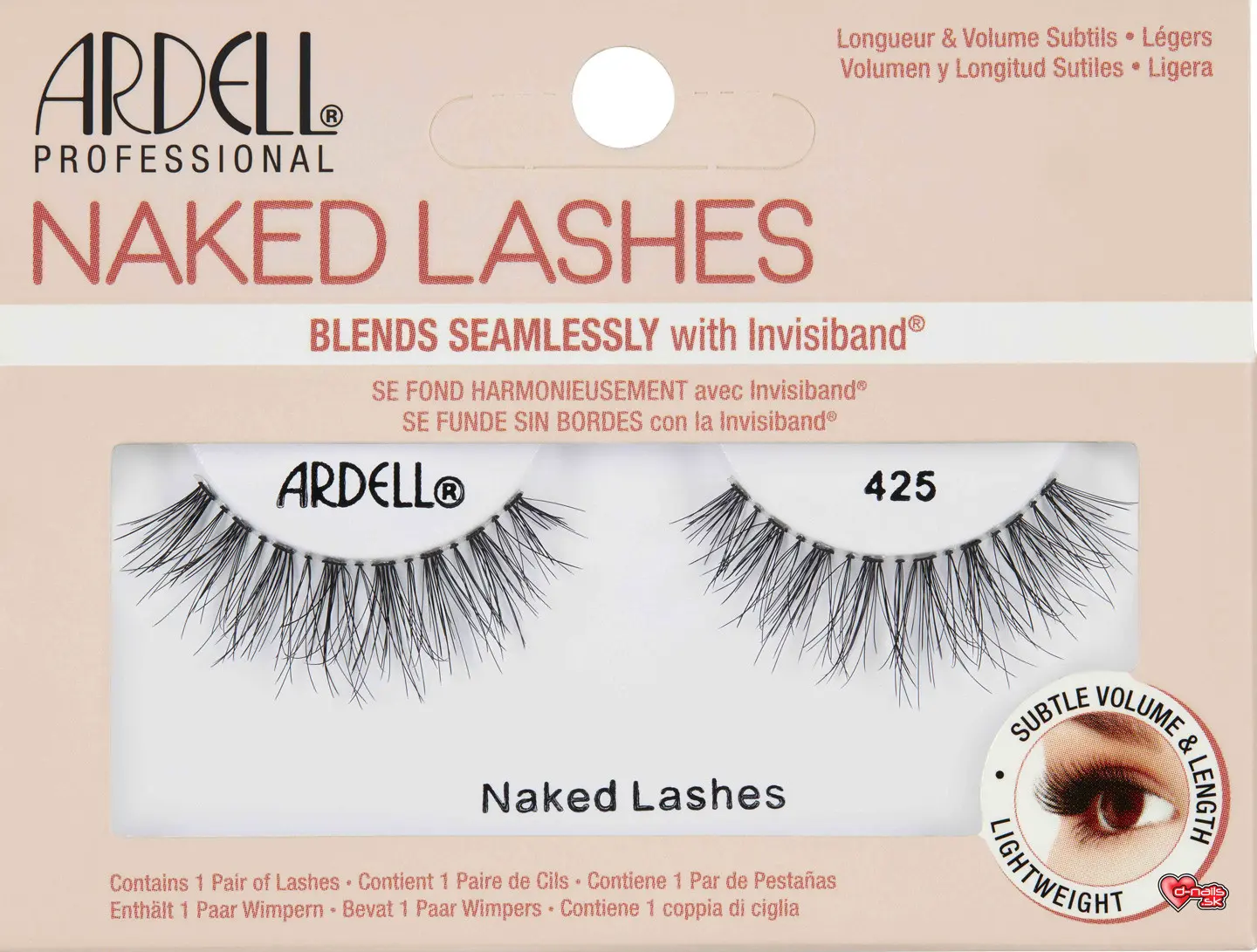 False lashes strip – Naked Lashes 425