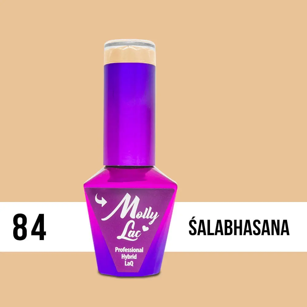 MOLLY LAC UV/LED gel varnish Yoga - Śalabhasana 84, 10ml