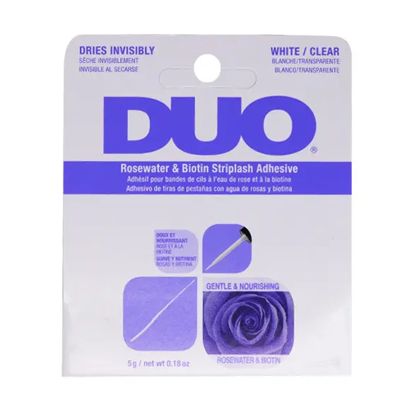 DUO Adhesive for false lashes with a brush - transparent, 5g