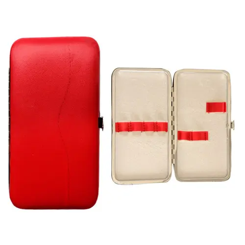 Case for cosmetic tools - red