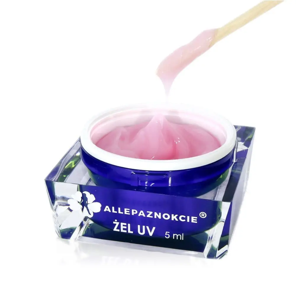UV modeling gel for nails - Jelly Milky Pink, 5ml