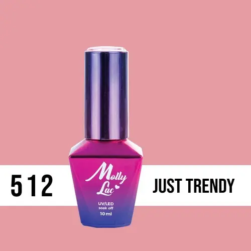 MOLLY LAC UV/LED gel polish Miss Iconic -  Just Trendy 512, 10ml