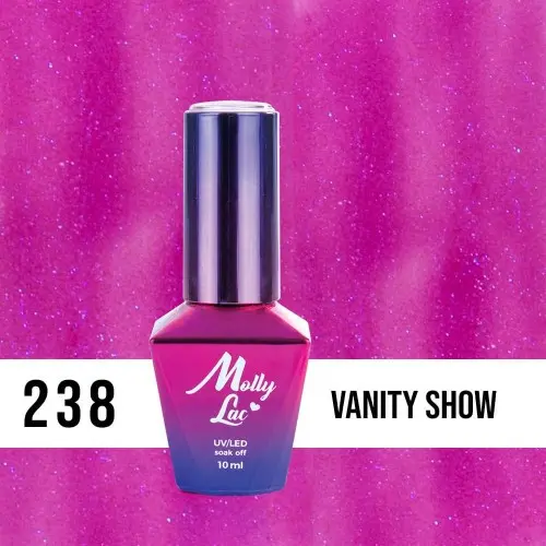 MOLLY LAC UV/LED gel polish Glowing Time - Vanity Show 238, 10ml