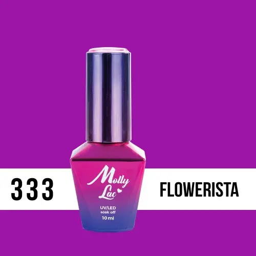 MOLLY LAC UV/LED gel polish Fancy Fashion - Flowerista 333, 10ml