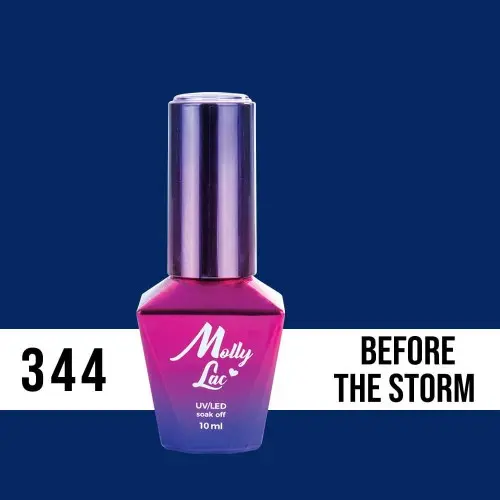 MOLLY LAC UV/LED gel polish Fashion Outfit - Before The Storm 344, 10ml