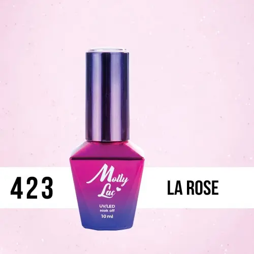 MOLLY LAC UV/LED gel polish Madame French - La Rose 423, 10ml