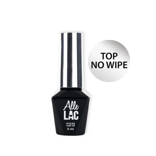 Alle Lac - Non-effusion top gel polish - Top No Wipe, 5ml