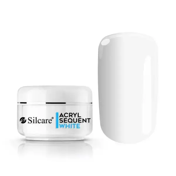Silcare Sequent Acrylic Powder - White, 12g