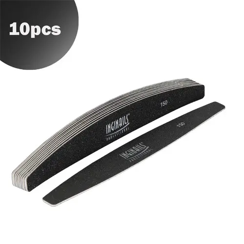 Inginails Professional Replaceable self - adhesive sandpaper for metal file - black strip 150