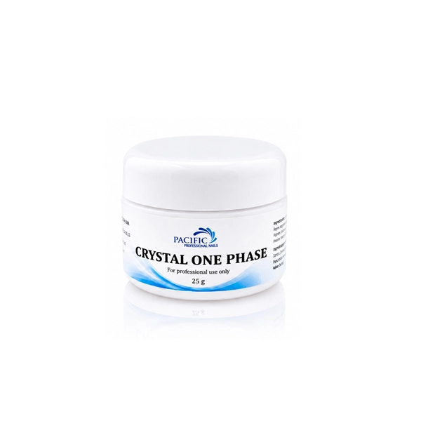 UV builder gel for nails Crystal One Phase, 25g