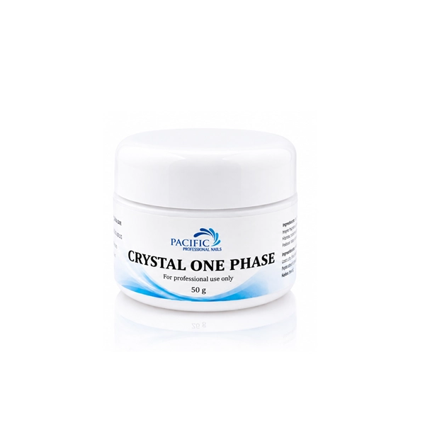 UV builder gel for nails Crystal One Phase, 50g