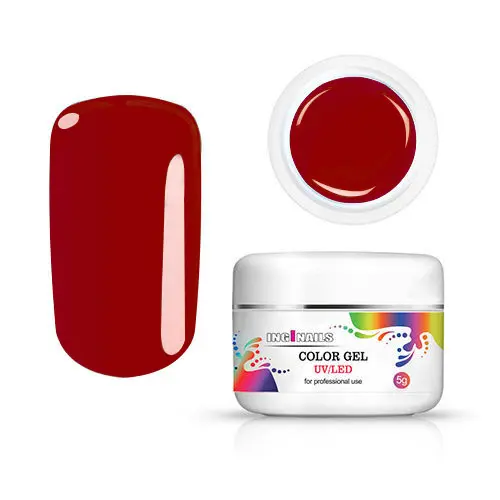 Color gel Inginails UV/LED - Bolivian Red, 5g