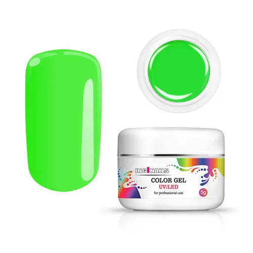 Color gel Inginails UV/LED - Toxic Green, 5g