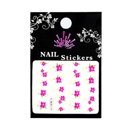 Water stickers for nails - flowers