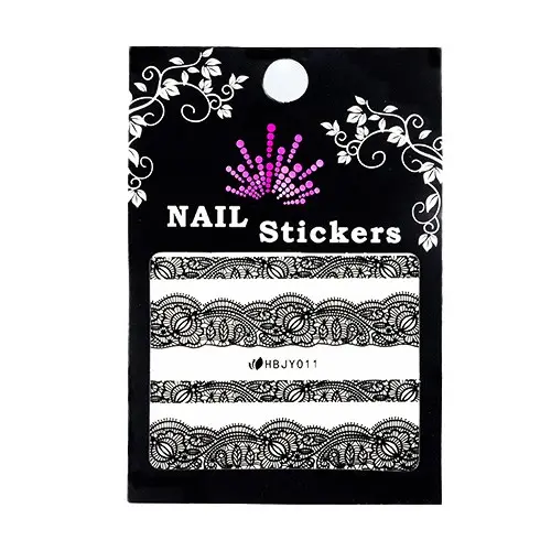 Nail stickers – lace, flowers, leaves