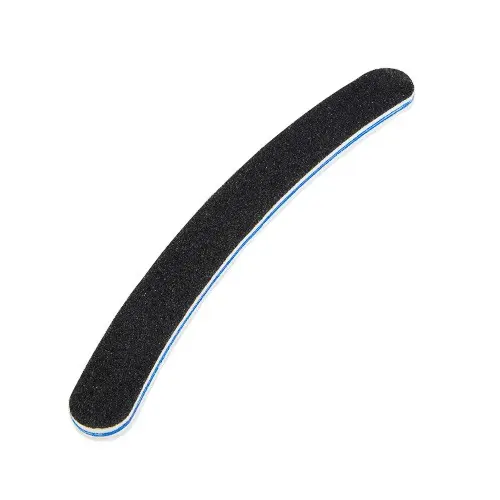 White-black nail file with blue centre – banana 80/100