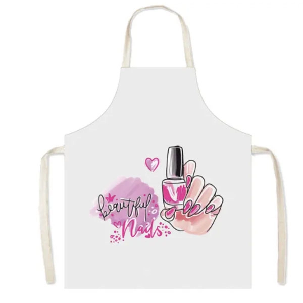 Cosmetic apron - Pink Nail polish