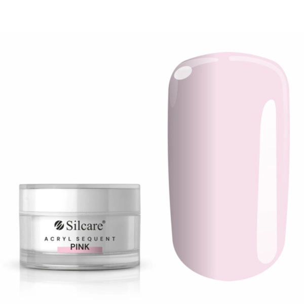 Silcare Sequent Acrylic Powder -  Suquent Pink, 10g