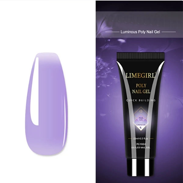 Coloured poly gel - Purple, 15ml