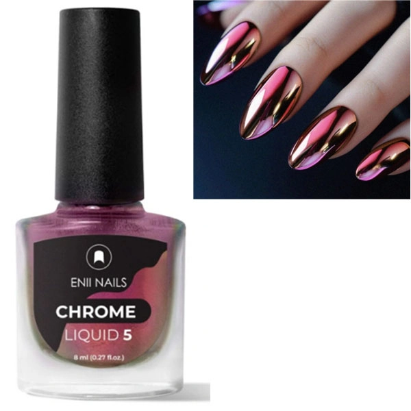 Chrome Liquid 5 - Liquid chrome powder, Magenta Aurora 8ml