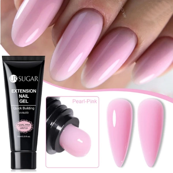 Quick building UV/LED Polygel - Pearl Pink, 15ml