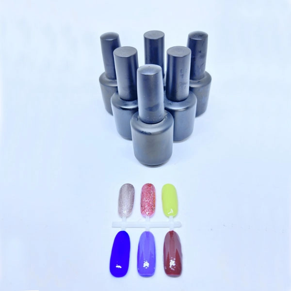 Kit of coloured gel polishes