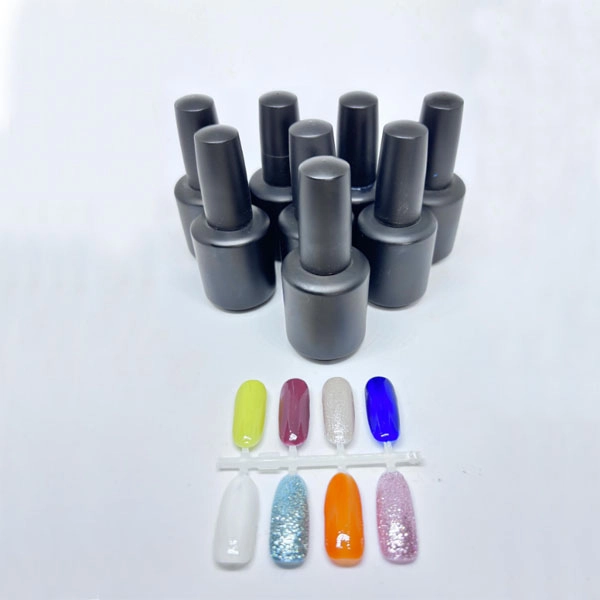 Kit of coloured gel polishes