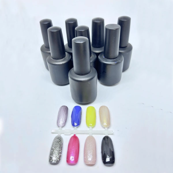 Kit of coloured gel polishes