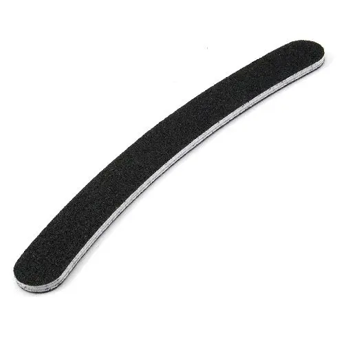 Professional nail file, black - banana 100/180