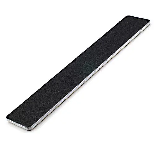 Inginails Professional nail file, black - rectangle 100/180