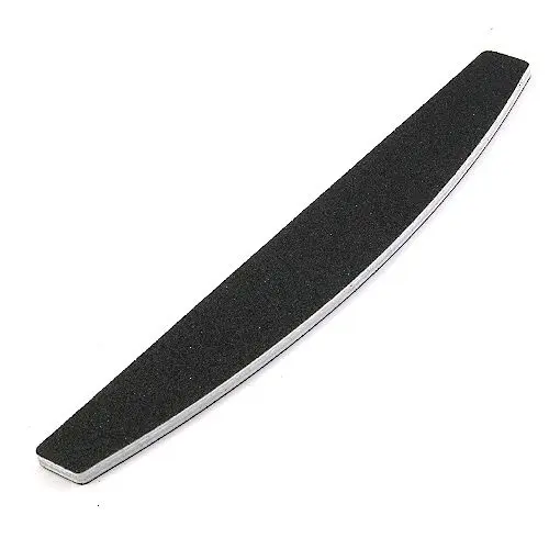 Professional sanding file, black - half moon 100/180