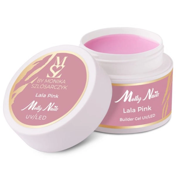 Building gel Salon Gel Lala Pink Molly Nails HEMA/Di-HEMA Free TPO Free 50g