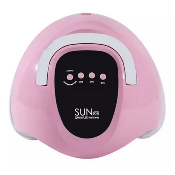 UV/LED nail lamp Sun C6 72W, pink