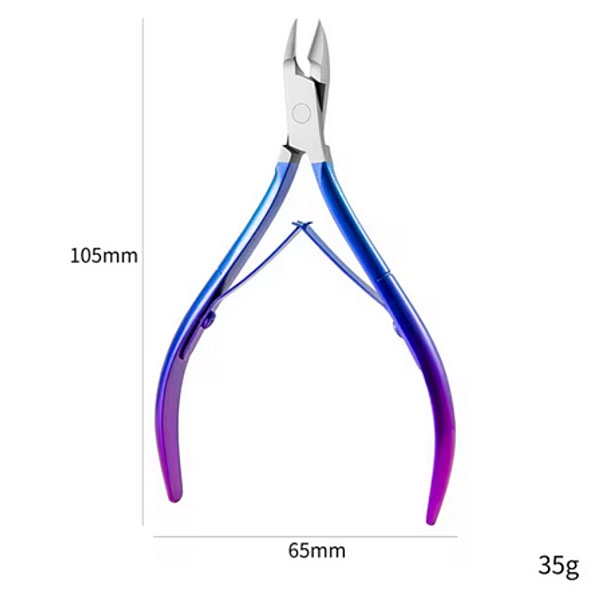 Multicolor clippers for cuticle