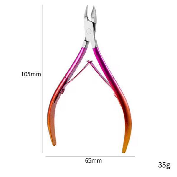 Colour nail cuticle clippers