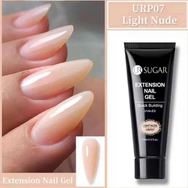 Quick building UV/LED Polygel - Light Nude, 15ml