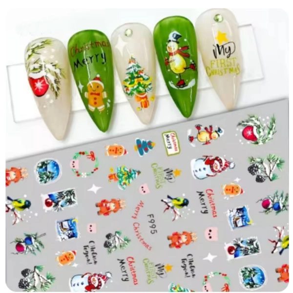 Christams Nail stickers – Christmas