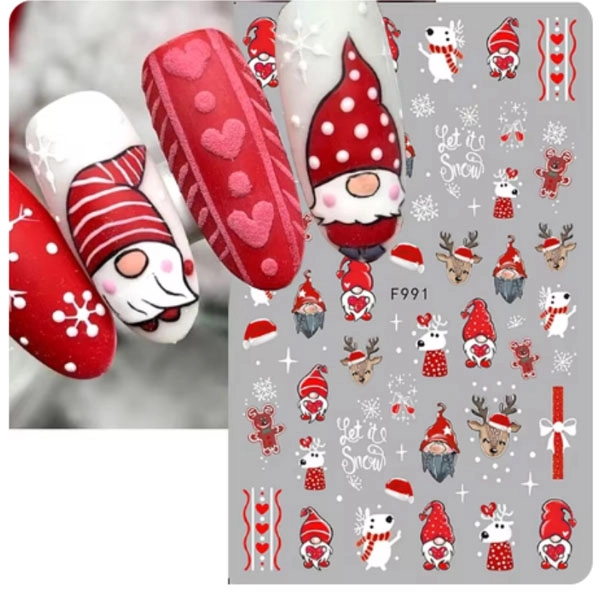 Christams Nail stickers – Elfs