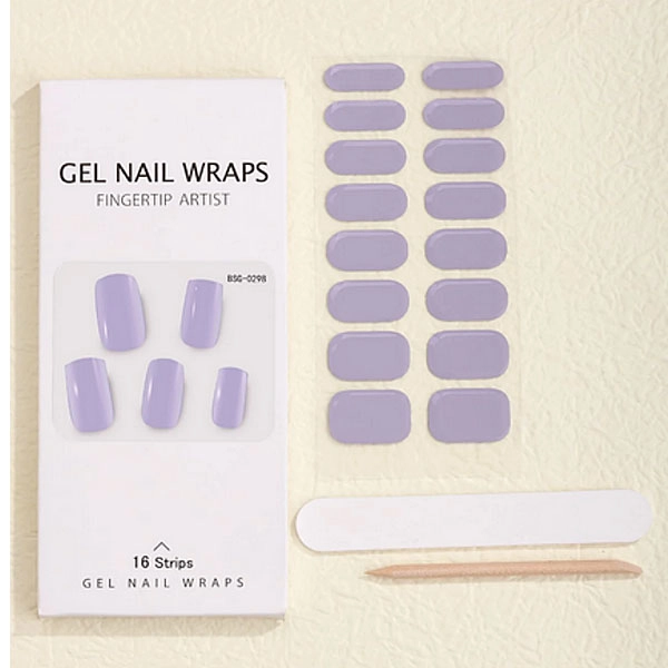 Gel semi-cured nail stickers – kit