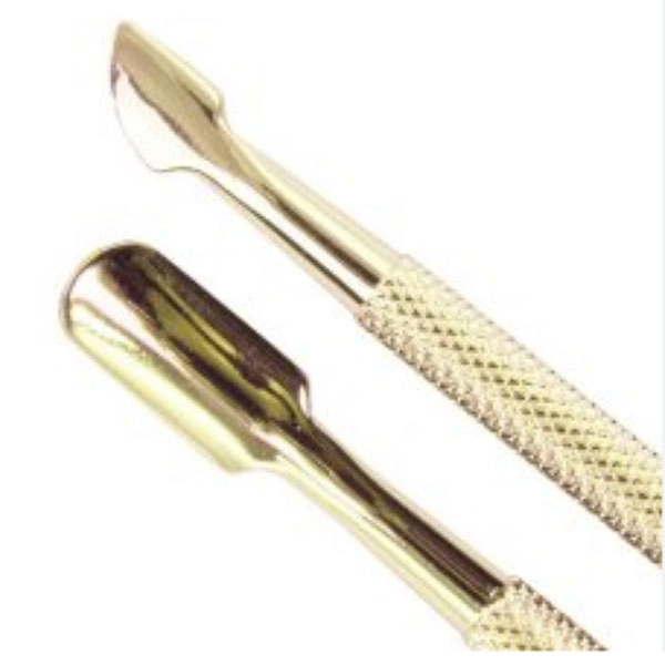 Nail cuticle pusher - golden colour, 12,5cm