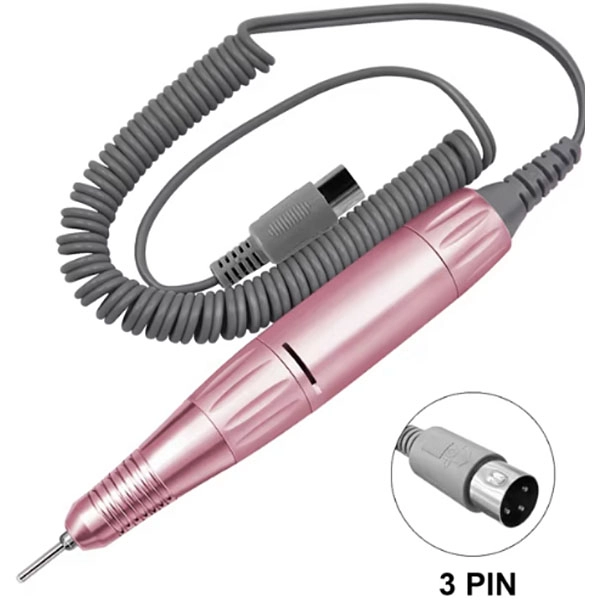 Replacement nail drill handle, pink