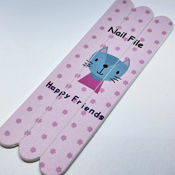 Nail buffer set – pink cat