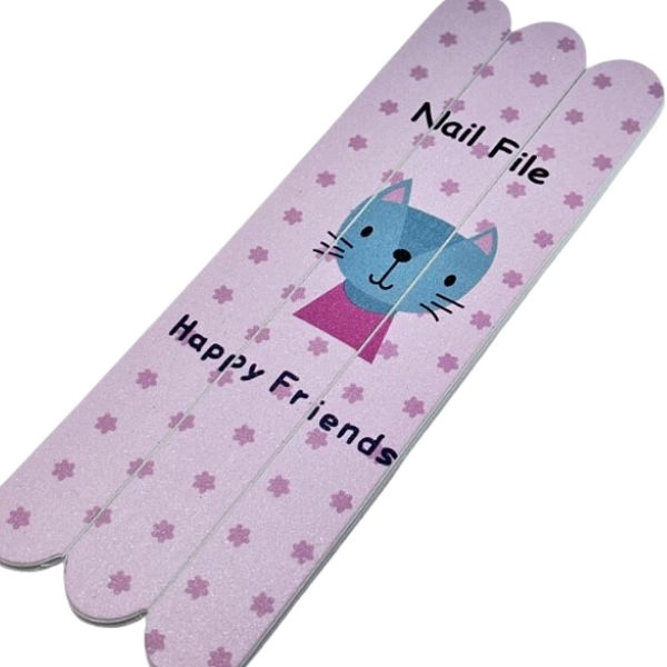 Nail File Set, Grit 180 – Pink Cat