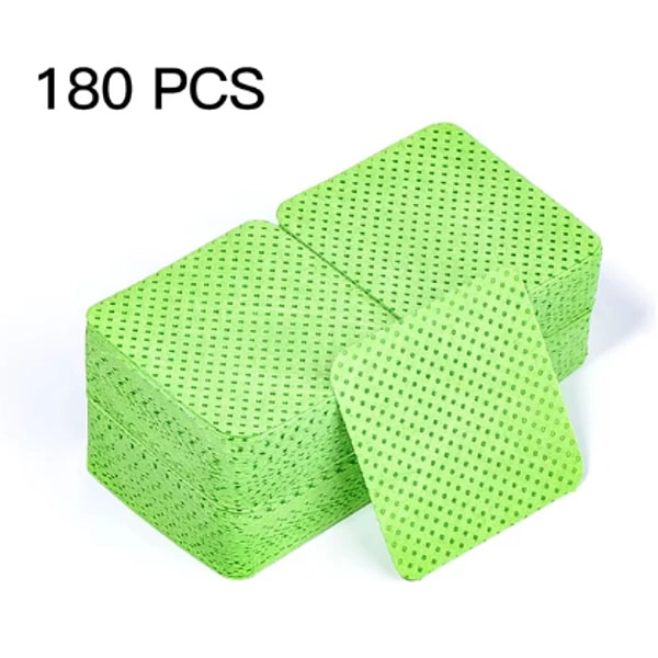 Perforated nail pads - green, 180pcs