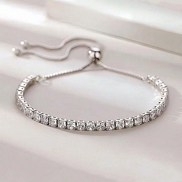 Bracelet with rhinestones