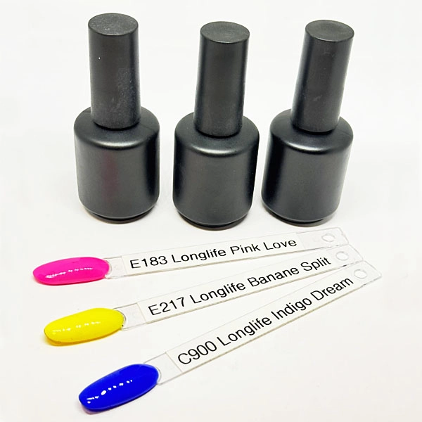 Kit of coloured gel polishes, 3pcs