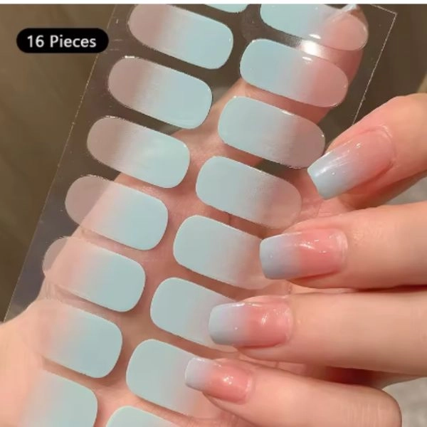 Gel semi-cured stickers – ombré