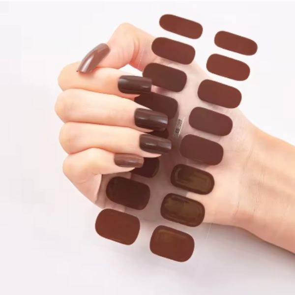 Self-Adhesive Nail Stickers - chocolate