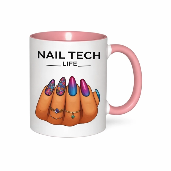 Mug - Nail Tech Life, white